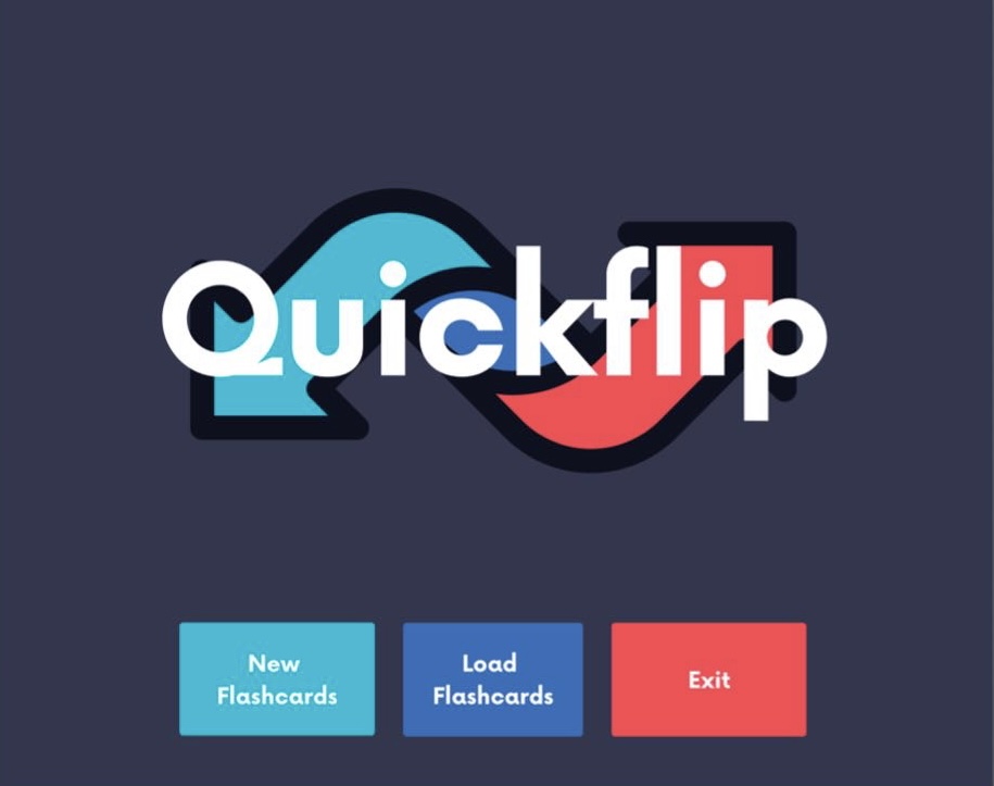 A stunning flash card app made with JavaFX